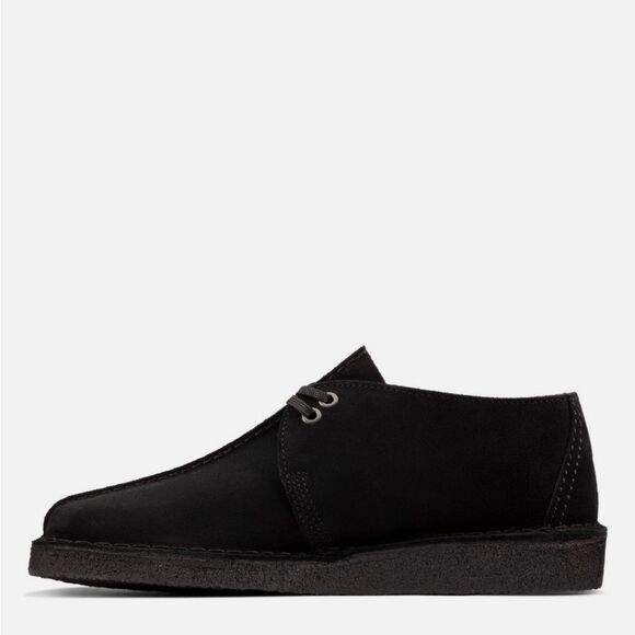 Men\'s Clarks Desert Trek Originals Vintage Suede Black Sz 8 main image 7